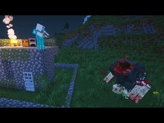 Surviving The Minecraft Zombie Apocalypse Mod