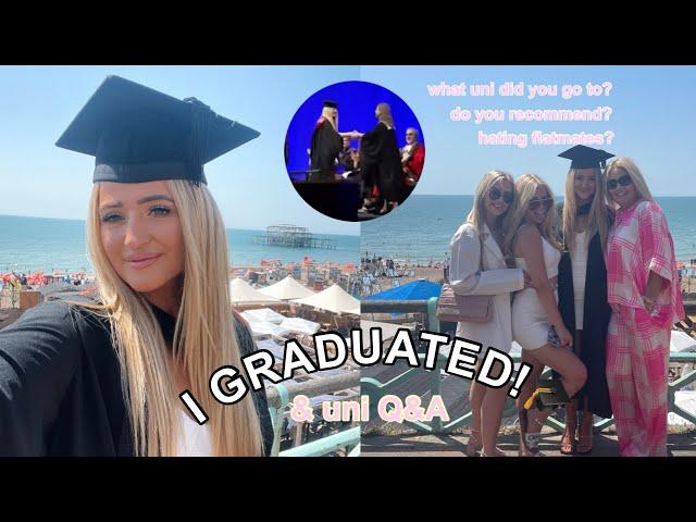 IN DEPTH UNI Q&A AND MY GRADUATION VLOG!