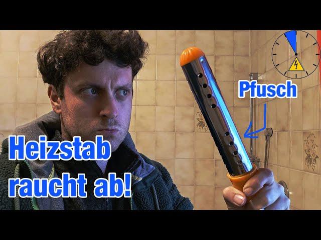 Heizstab abgefackelt! DIY Low Budget Pufferspeicher GEHT SCHIEF Brandgefahr