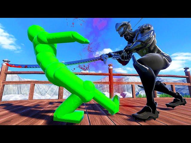 NINJA Takes Down the NPC Ragdoll Army - Overgrowth Mods Gameplay