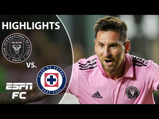 HIGHLIGHTS from Lionel Messi’s Inter Miami debut vs. Cruz Azul | ESPN FC