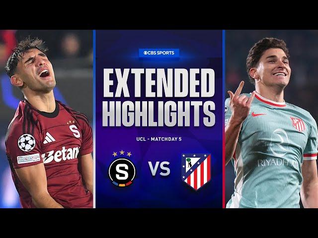 Sparta Praha vs. Atlético Madrid: Extended Highlights | UCL League Phase MD 5 | CBS Sports Golazo