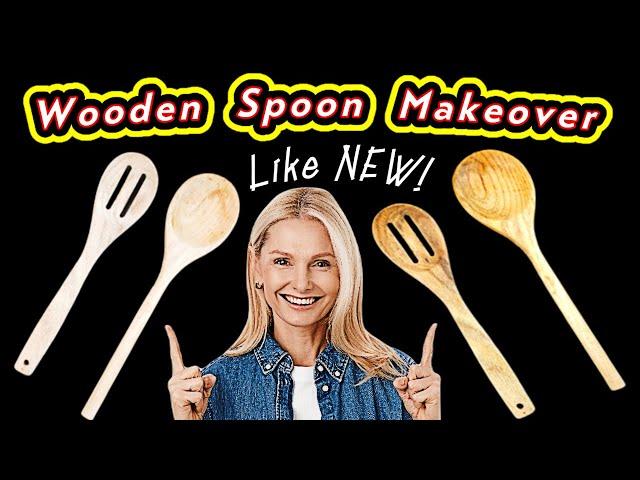 Kiss Dry Spoons Goodbye! EASY Way To Renew Your Wooden Utensils