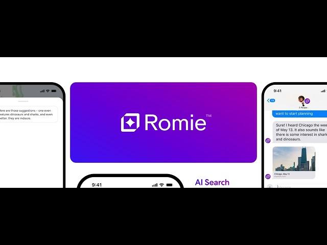 Romie: Infinite travel. One assistant.