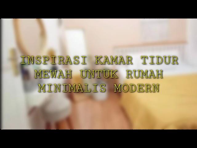 inspirasi kamar tidur rumah minimalis modern