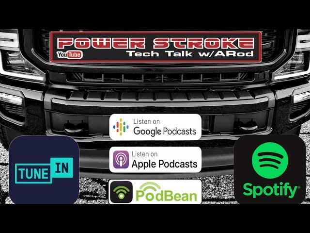 Powerstroke Tech Talk W/ARod LIVE STREAM #2