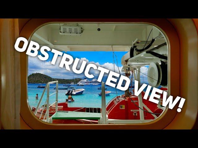 Should you book an obstructed view cabin on a Princess Cruise? Here's our opinion.