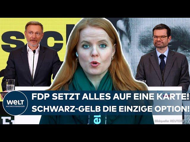 BUNDESTAGSWAHL 2025: Lindner setzt alles auf eine Karte! FDP kann nur mit CDU an der Macht bleiben