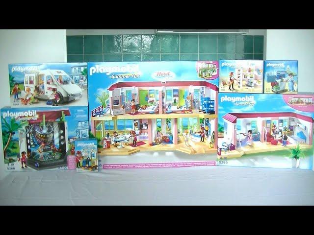 Playmobil unboxing : The big hotel (2012) - 5265, 5266, 5267, 5268, 5269, 5270, 5271