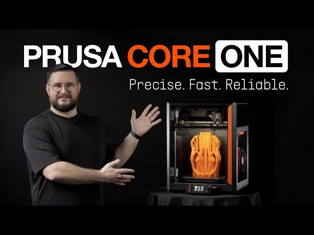 Prusa CORE One - Fully Enclosed, High-Speed CoreXY 3D Printer With Active Chamber Temp Control