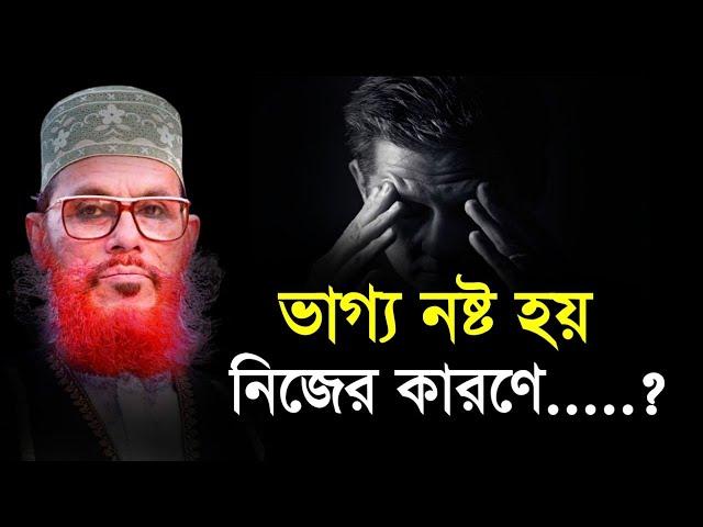 ভাগ্য নষ্ট হয় নিজের কারণে | দেলোয়ার হোসেন সাউদী Bangla Waz delwar hussain saidi