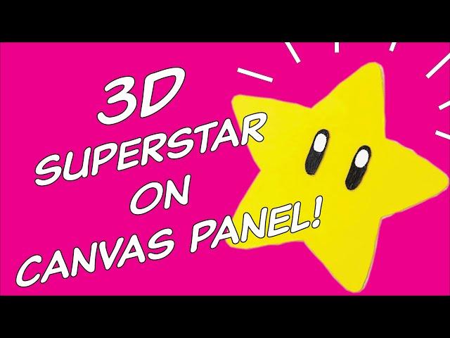 Mario Superstar ACRYLIC WALL ART | Time Lapse