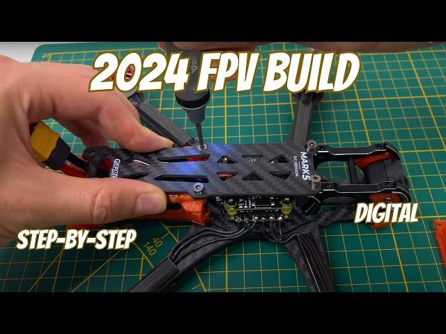 How I built my 5-Inch digital 6S FPV Drone in 2024 as a Beginner! // Step-by-Step Guide