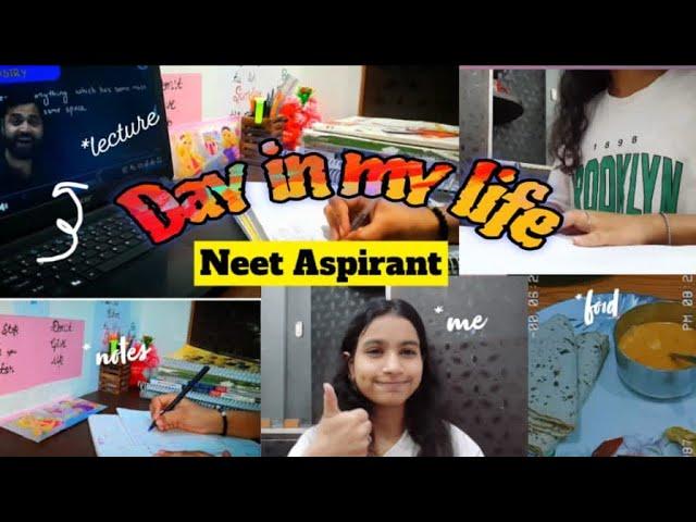 A day in my life as a *Neet Aspirant*  || Dropper student || Neet 2025