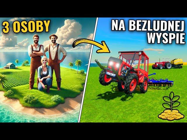 NOWA EPICKA SERIA w 3 osoby OD ZERA z @notfarming i @GirlNotFarming  Trzech rozbitków #1