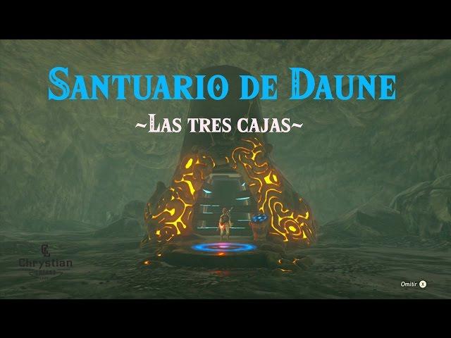 Santuario de Daune - Las tres cajas - The Legend of Zelda: Breath of the Wild