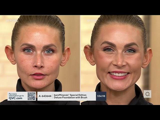 bareMinerals Special Edition Deluxe Foundation with Brush on QVC