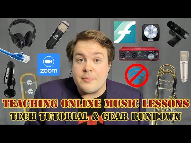 Teaching Online Music Lessons - Tech Tutorial and Gear Rundown