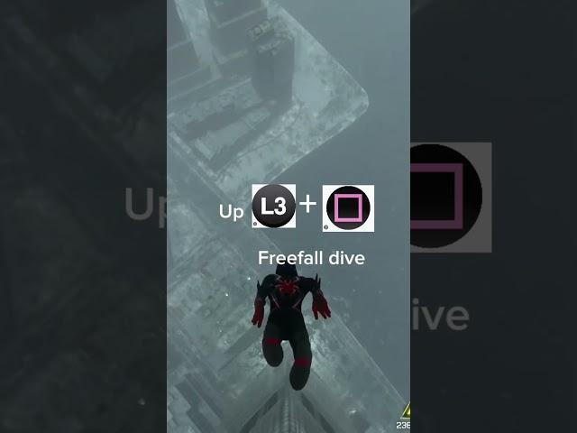 How to do basic air tricks (dive) advanced tricks coming soon #spiderman #marvel #milesmorales