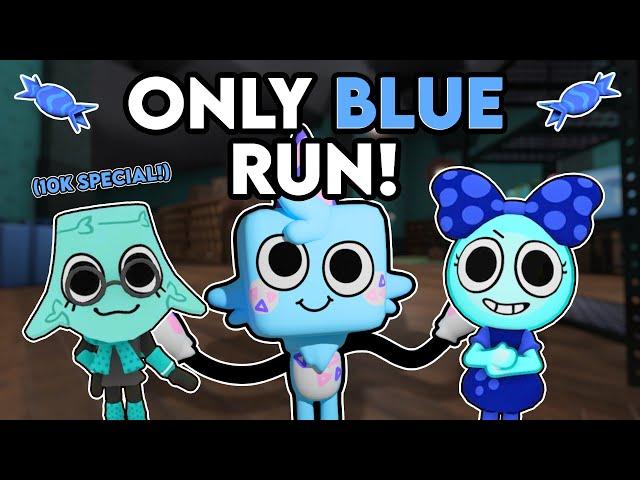 ONLY BLUE TOONS CURSE RUN! - Dandy's World