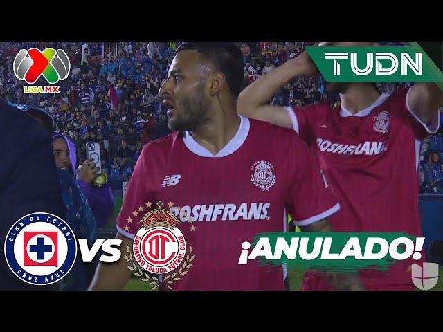 ¡NO CUENTA! Anulan el GOL de Toluca | Cruz Azul 0-0 Toluca | Liga Mx -AP2024 - J4 | TUDN