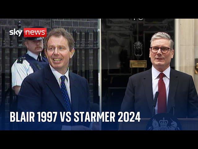 1997 to 2024: Blair and Starmer's first speech compared