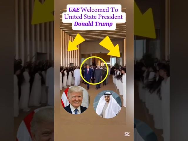 Donald Trump Visit to ABU Dhabi Sheikh Mohammed bin Zayed Al nahyan#family#dubai#royal#family#shorts