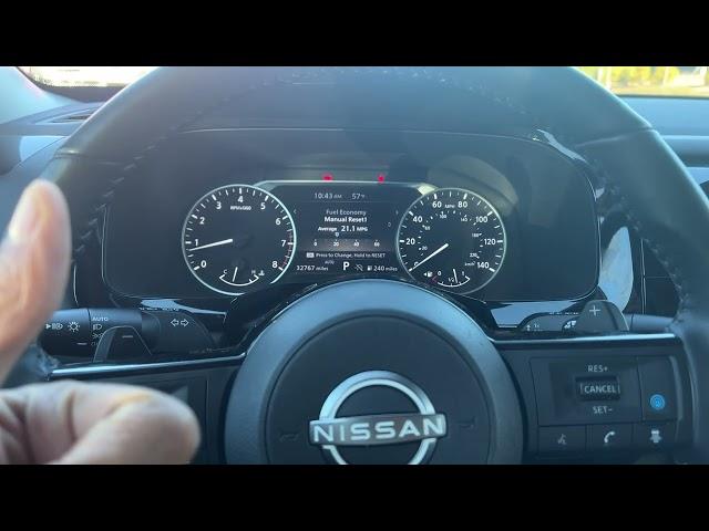 Nissan Pathfinder - How to Brighten and Dim the Instrument Panel Lights