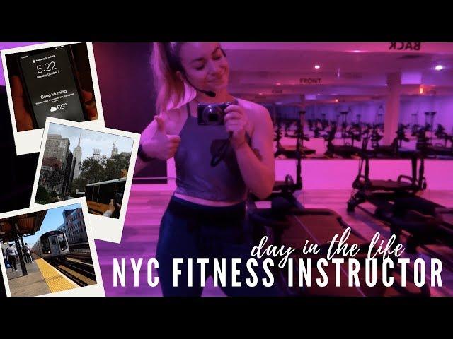 FITNESS INSTRUCTOR WORK DAY | working 5 to 9