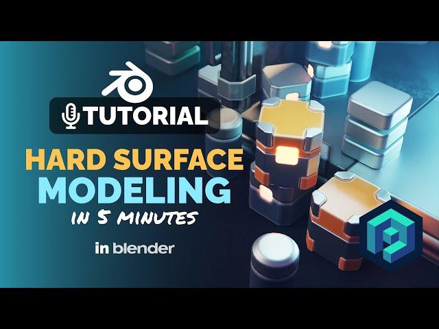 Learn Blender Hard Surface Modeling in 5 Minutes! | Polygon Runway