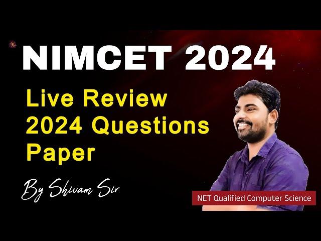 NIMCET 2024 Paper Review and Students Reaction - Best Result NIMCET Coaching