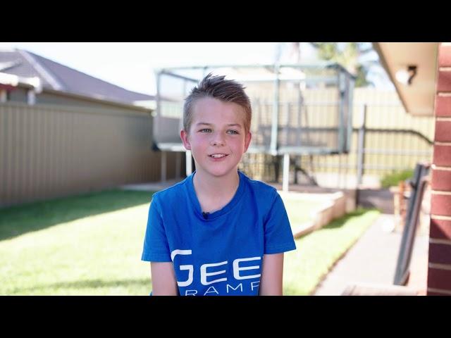 GeeTramp 9x14ft High Bounce - 12yo Chase interview