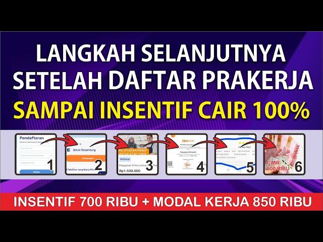 LANGKAH SELANJUTNYA SETELAH DAFTAR PRAKERJA 2024 |TAHAP SETELAH GABUNG GELOMBANG 69 PRAKERJA 2024