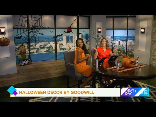 Great Day Live Tampa Bay Features Goodwill-Suncoast Halloween Decor!