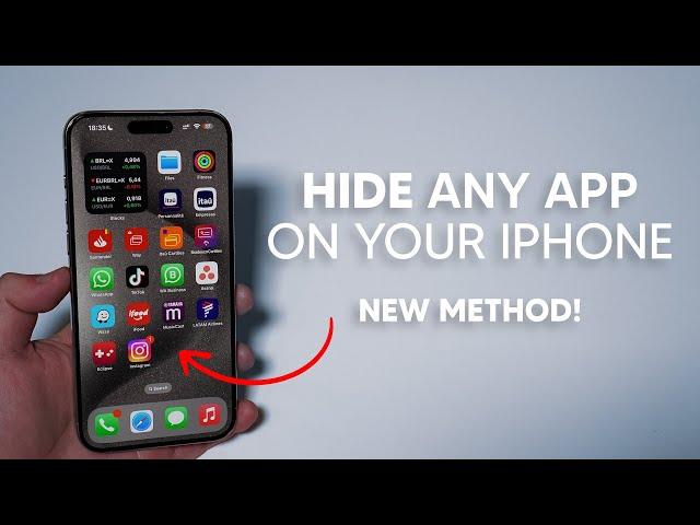 (2024) How to Hide Any iPhone App - New Method, Impossible to Find!