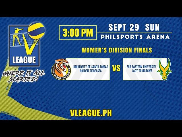 UST vs. FEU - Full Match | Finals G1 | 2024 V-League Collegiate Challenge Women's Division