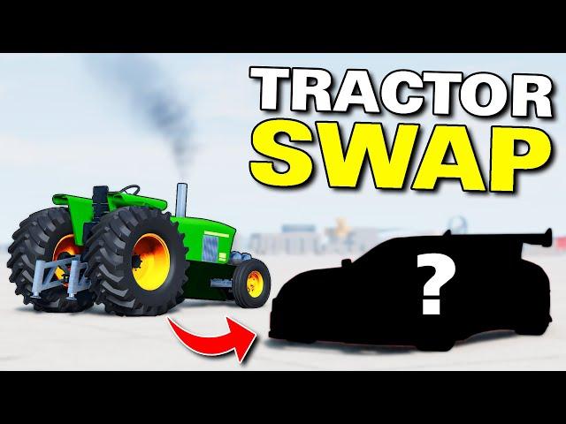 I Built a TRACTOR Engine For an UNKNOWN Vehicle (Automation | BeamNG Multiplayer)