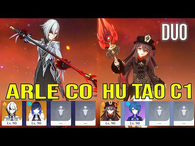 Duo Arlecchino C0 R1 & Hu Tao C1 R1 Spiral AByss Floor 12 Genshin Impact
