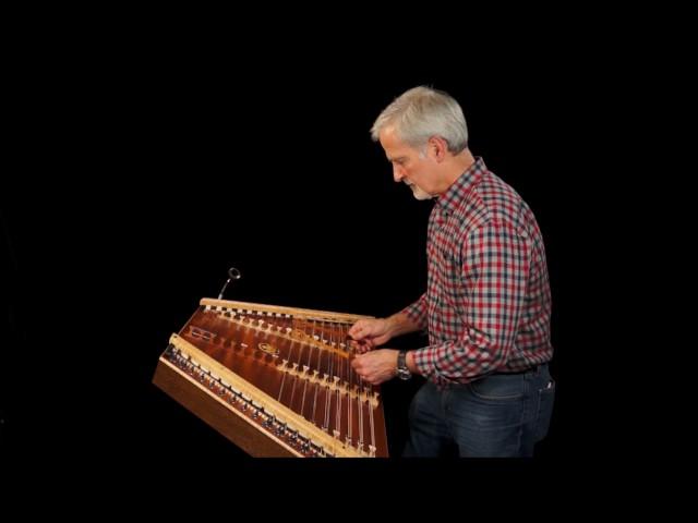 Fanny Po'er on a Dusty Strings D670 hammered dulcimer