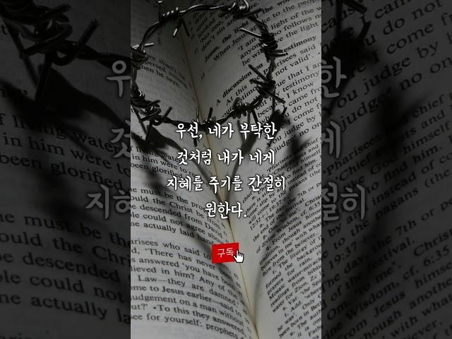  하나님 지혜의 편지