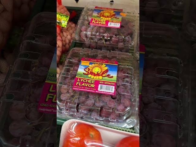 I tried Lychee-flavored Grapes