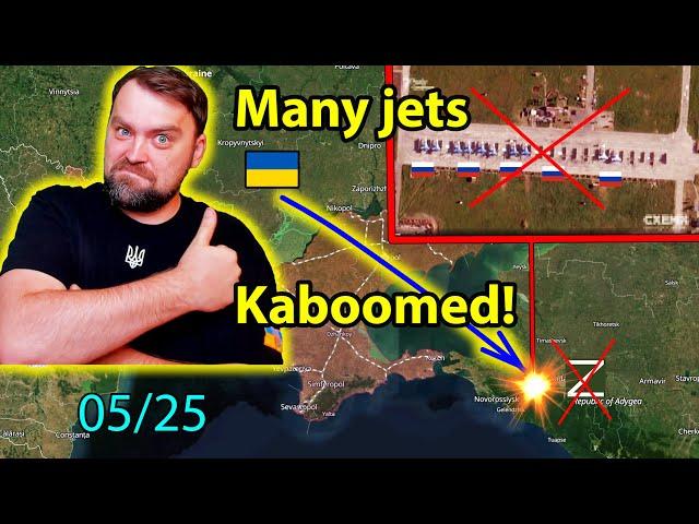 Update from Ukraine | Awesome! Ukraine Strikes Ruzzian Airfield!  Many jets are gone.