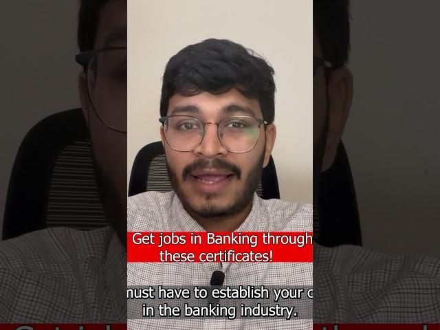 Get jobs in Banks through these certificates! #banking #finance #job #canada #csc #ific #ifc #shorts