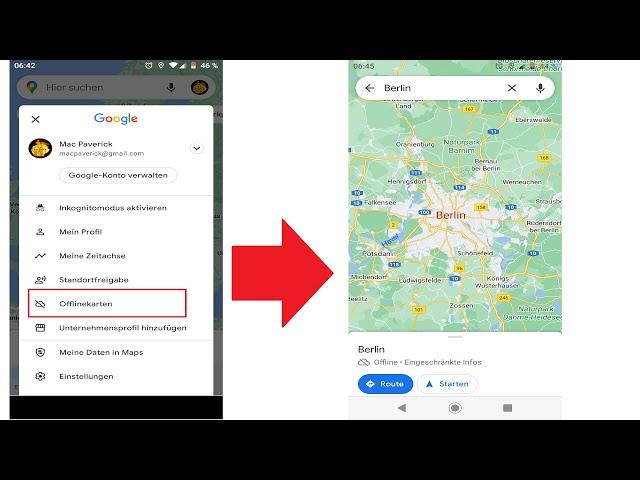 Google Maps offline nutzen Anleitung - Google Maps Karten herunterladen & offline verwenden