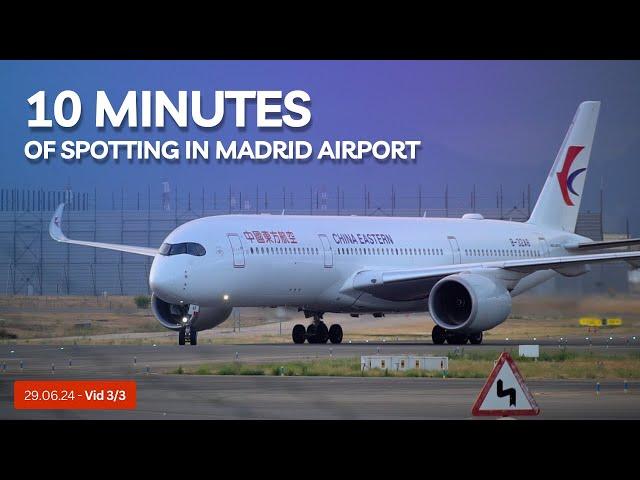 Experience 10 Minutes of Epic #Spotting at #Madrid Barajas Airport (29/06/24) - Part 3