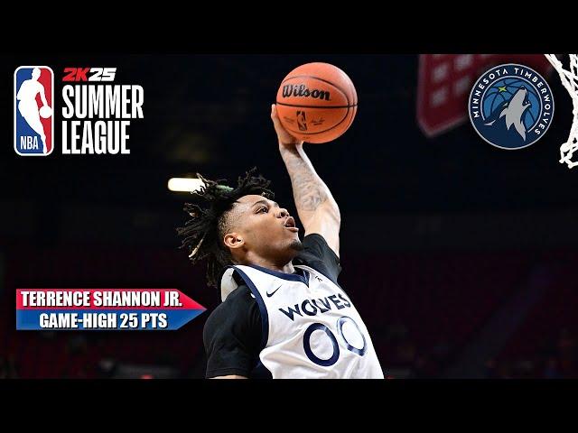 Terrence Shannon Jr. makes ELECTRIC 25-PT NBA Summer League debut for Timberwolves 