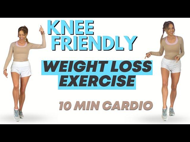 Standing Knee Friendly Workout - 10 Minute Full Body | Fat Burning | Low Impact Cardio |