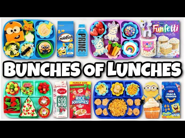 *NEW* Minion, Unicorn & One Color Lunches + Christmas in July! | Bunches of Lunches