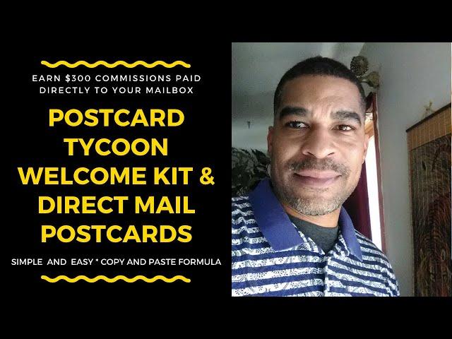 Postcard Tycoon Welcome Kit & Direct Mail Postcards