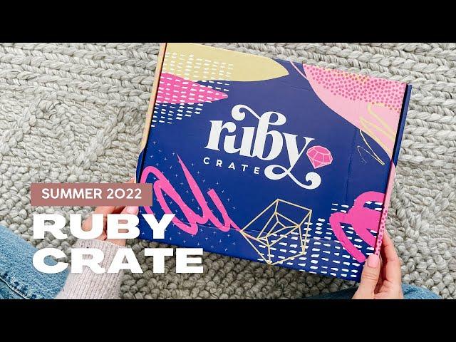 Ruby Crate Unboxing Summer 2022: Teen Subscription Box